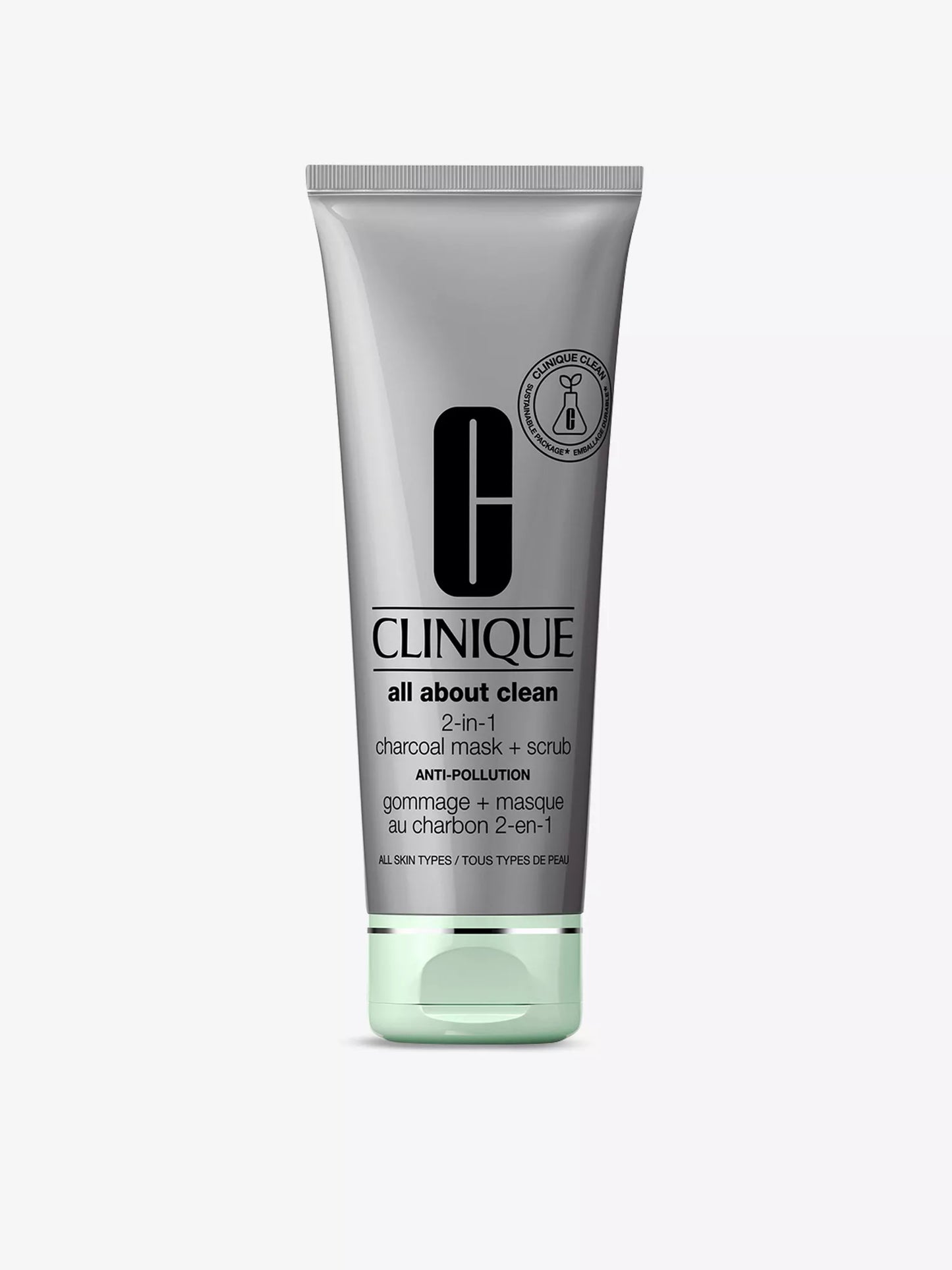 All About Clean 2-in-1 Charcoal mask and scrub 100ml
