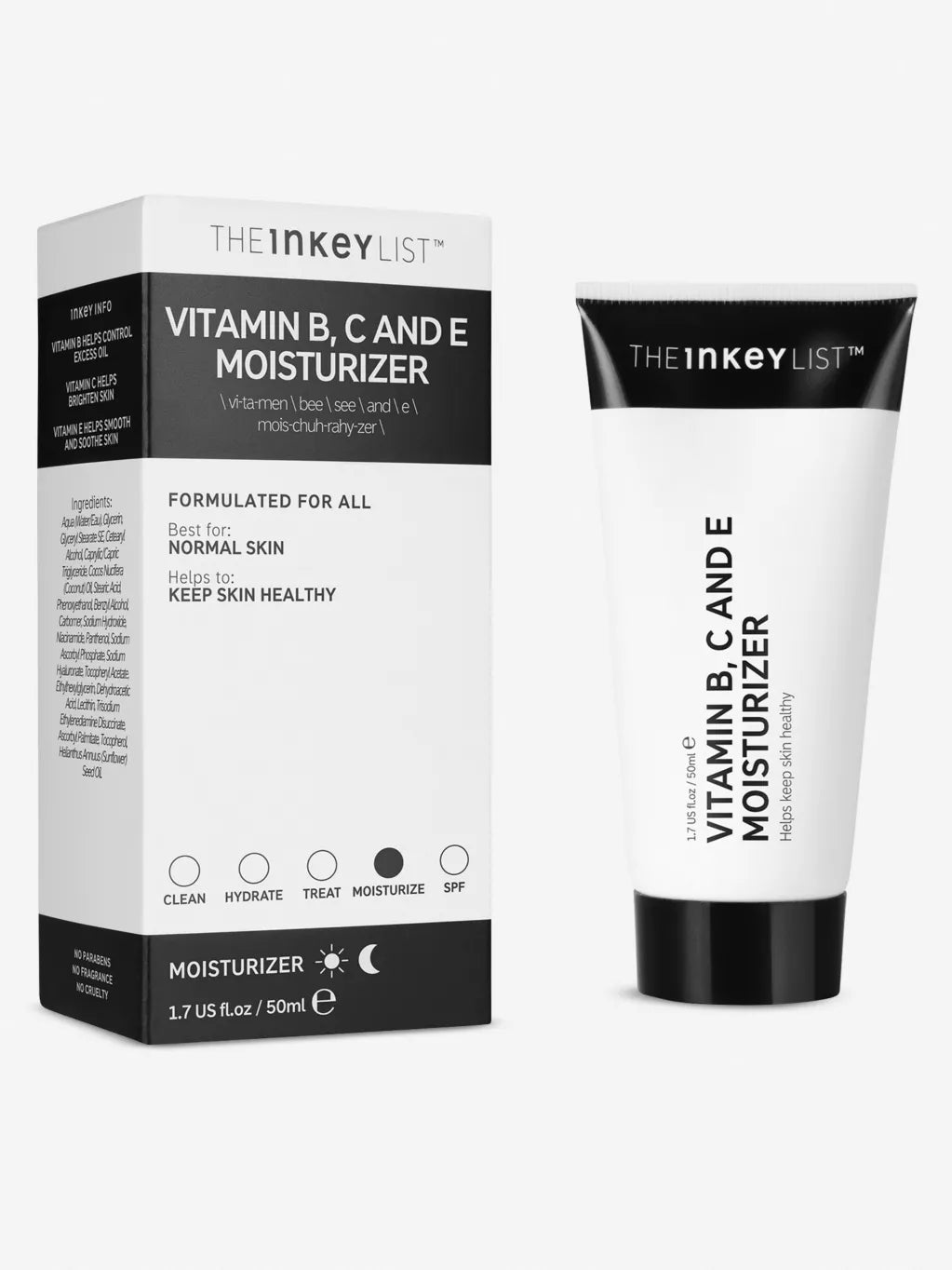 Vitamin B, C and E moisturiser 50ml